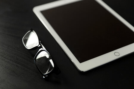 iPad Pro & Glasses photo