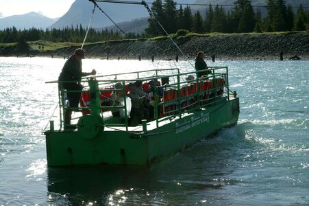 Boot ferry river photo