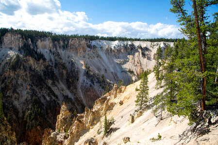 Yellowstone Canyon landscape photo