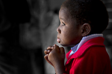 Orphan in Africa photo