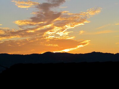 Sunset color light