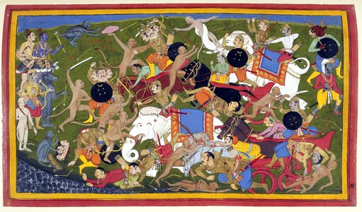Ramayana udaipur 17th century photo