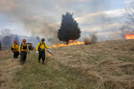 Prescribed burn at NCTC-1