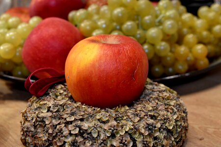 Apples celebration dinner table photo