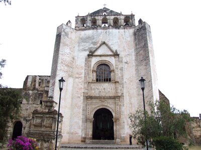 Church church tower entrance photo
