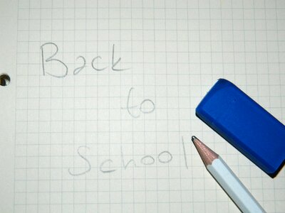 Handwriting Back to School photo