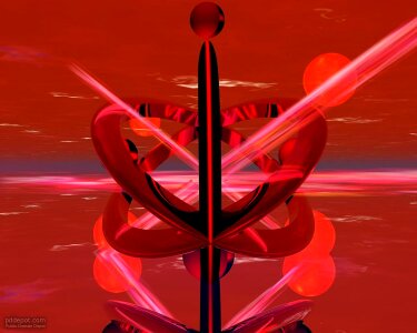 Abstract background red