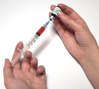 Syringe medicine health