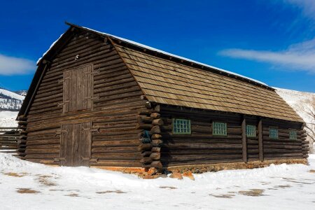 Abandoned architecture barn