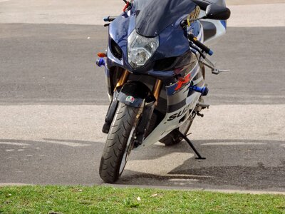 Fast headlight motorcycle