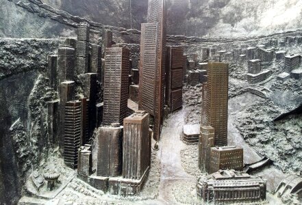 Bronze city metalwork
