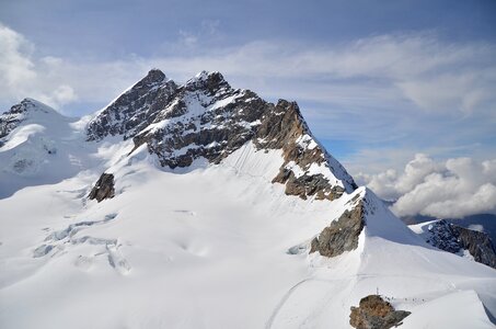 Switzerland jungfrau snow mountain