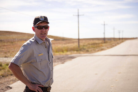 Employee at Rocky Mountain Arsenal National Wildlife Refuge
