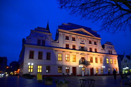Mecklenburg town hall night