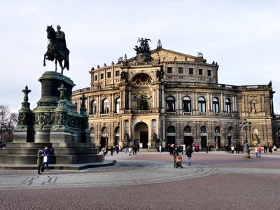 Court and state opera opera house gottfried semper photo