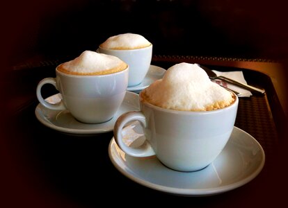 3 cups of Cappuccino photo