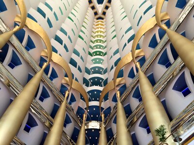 Dubai luxury lobby photo