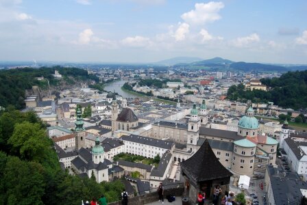 Fortress architecture skyline