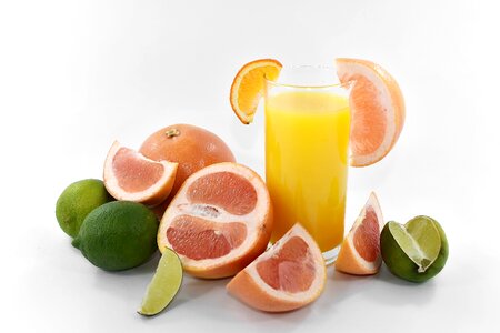 Beverage fresh fruit cocktail photo