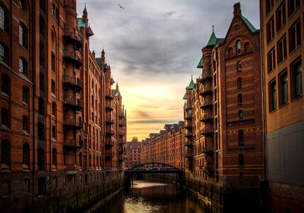 Beautiful Photo of Speicherstadt in Hamburg, Germany photo