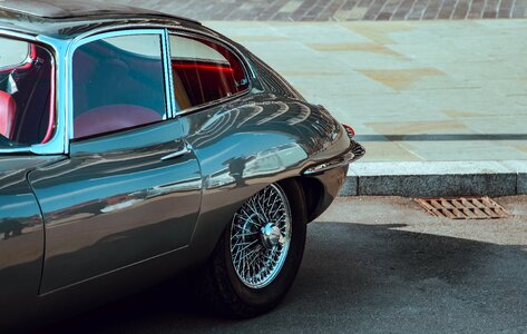 Classic Black Jaguar Car photo