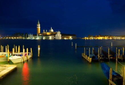 Venice At Night Free Photo photo
