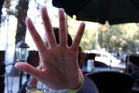 Hand sign symbol