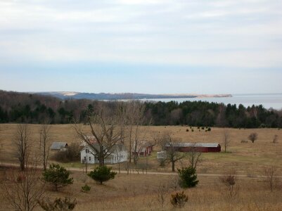 Landscape of Thoreson farm from the Bay View Trail photo