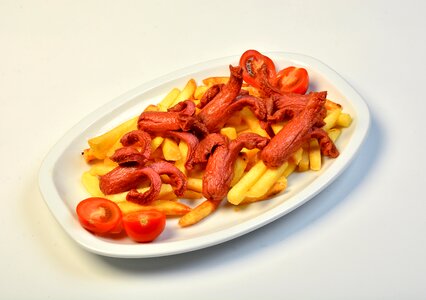 Food sausage potato