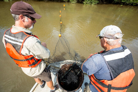 Biologists on Choctawhatchee River -1