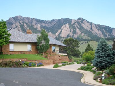 The Flatirons and foothills of the Rocky Mountains photo