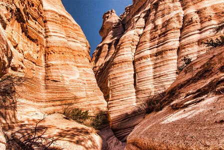 Rocks and Landscape near Santa Fe, New Mexico photo