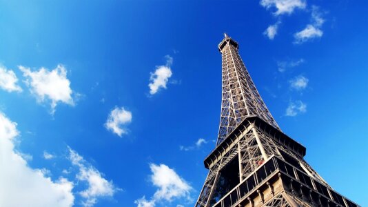 Eiffel Tower Paris Monument Symbol Structure Sky photo