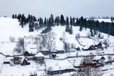 winter village photo
