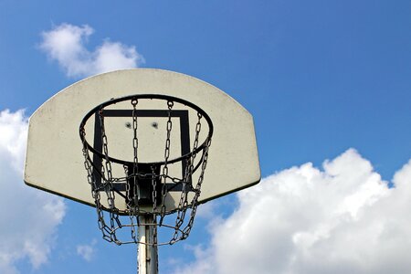 Play basketball hoop outside photo