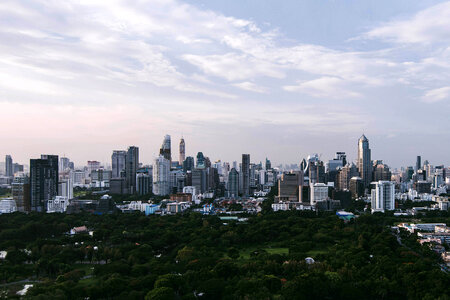 Bangkok City Skyline in Thailand photo
