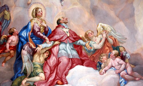 Holy virgin mary catholic church faith