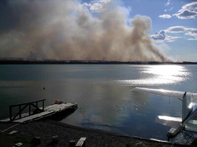 Burning distance fire