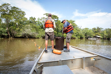 Biologists on Choctawhatchee River -1