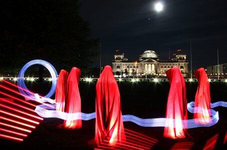 Art lights night