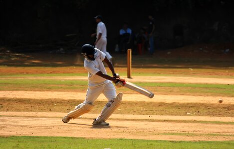 Cricketer match sportsman photo