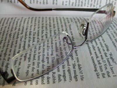 Book bookworm newspaper