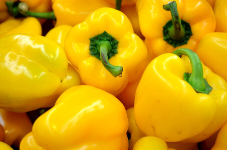 Yellow pepper isolated photo
