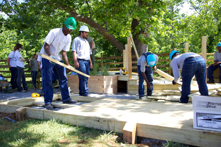 Construction of outdoor classroom-5