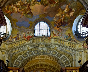 National library landmark interior