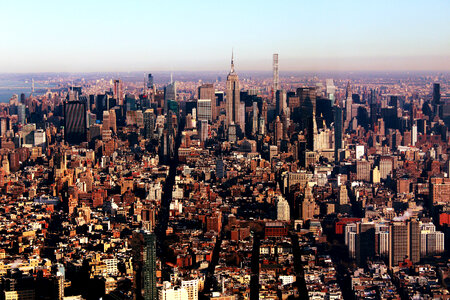 Skyline Panorama of Midtown Manhattan photo