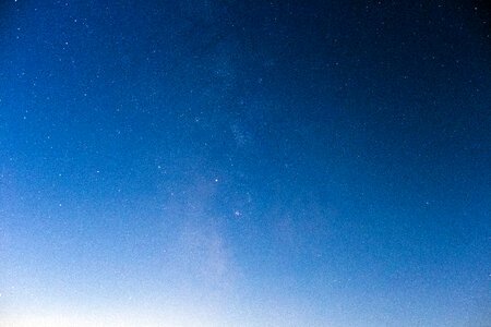 Blue Night Sky photo