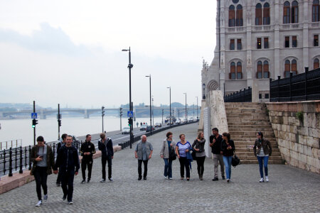 people walking