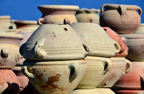 Art ceramics daylight photo