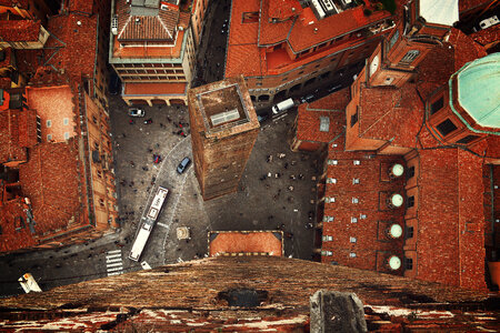 Towers of Bologna View from Above photo